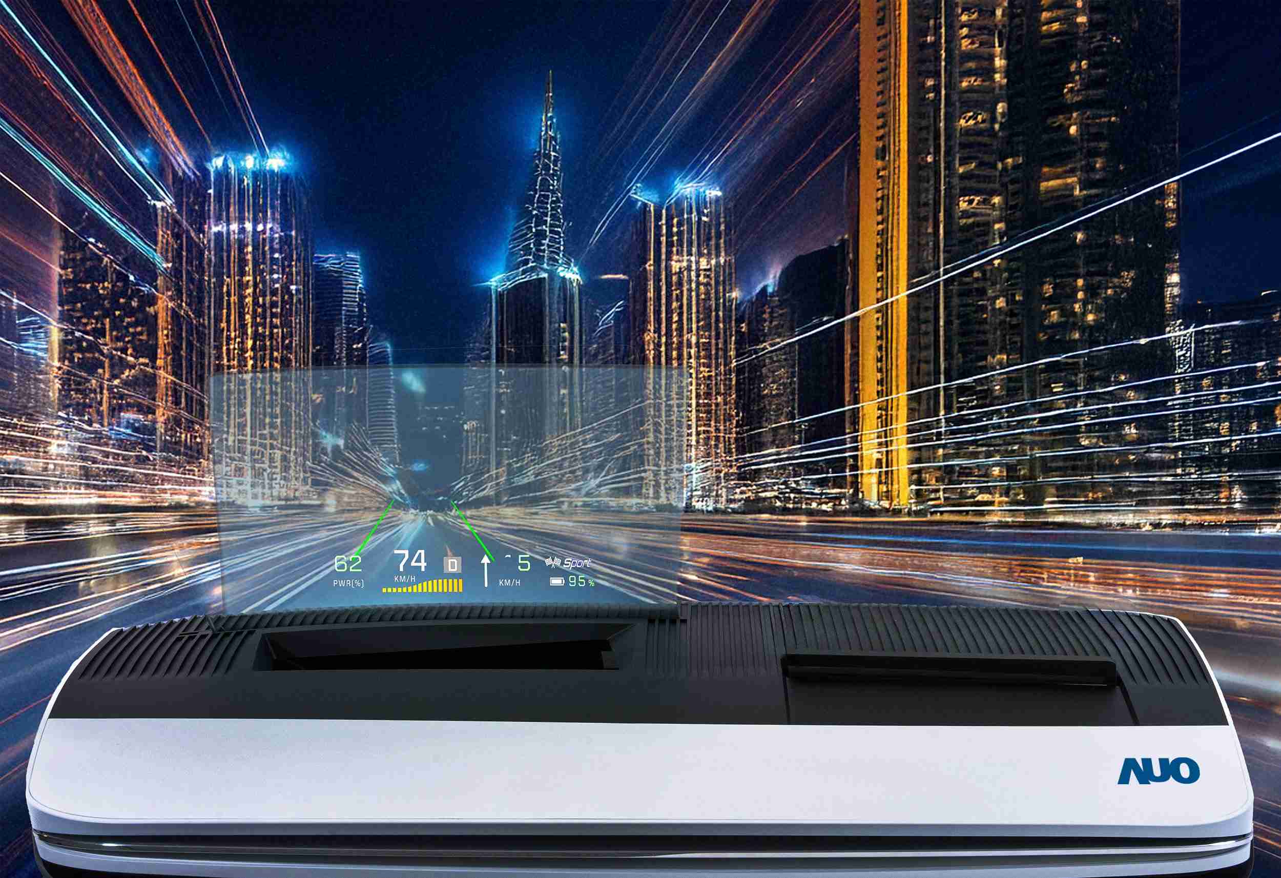 人生就是博推出13吋Micro LED抬头显示器，，，提供高入眼亮度、、高色彩饱和度的显示质量，，，，在阳光下或黑暗中都清晰可见，，，，并利用Micro LED模块体积小的优势，，，，解决车用空间有限的痛点